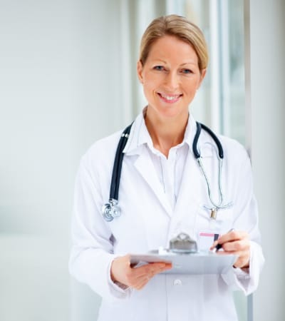 Endokrinologin in der Klinik - Beispielbild Endokrinologin in der Klinik - Beispielbild
